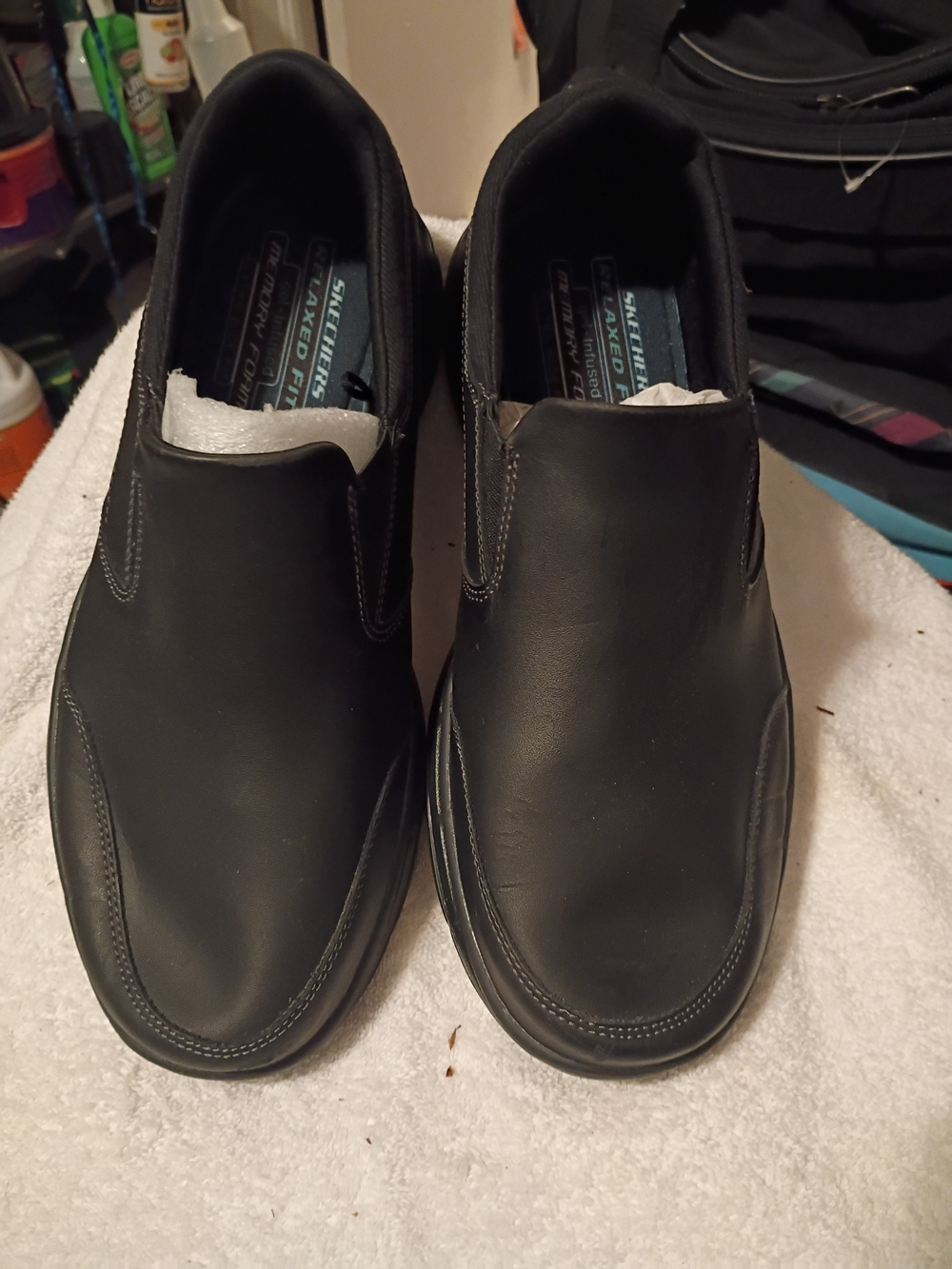 Skechers Slip-On Men's Casual Comfort Loafers - Black